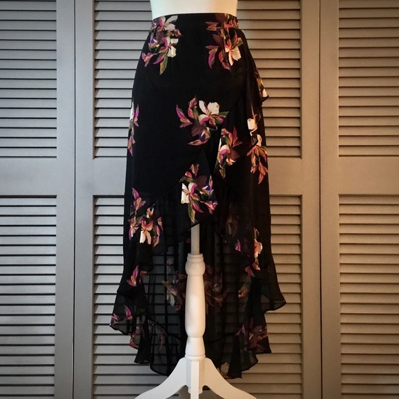 A New Day High-Low Chiffon Ruffled Skirt - Picture 4 of 11